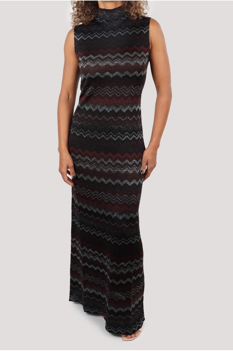 Long dress with zigzag pattern Missoni