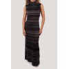 Langes Kleid mit Zickzackmuster Missoni