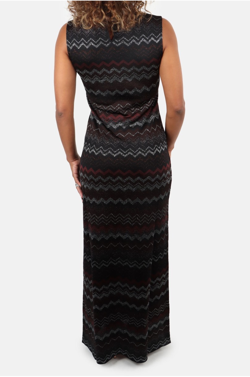 Long dress with zigzag pattern Missoni