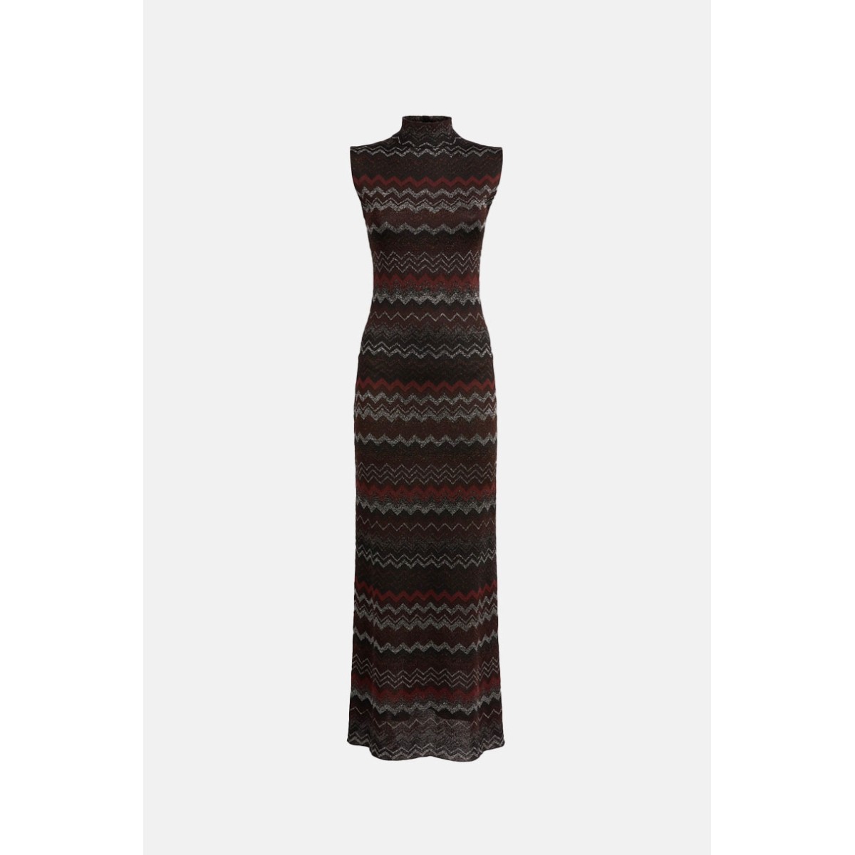 Langes Kleid mit Zickzackmuster Missoni