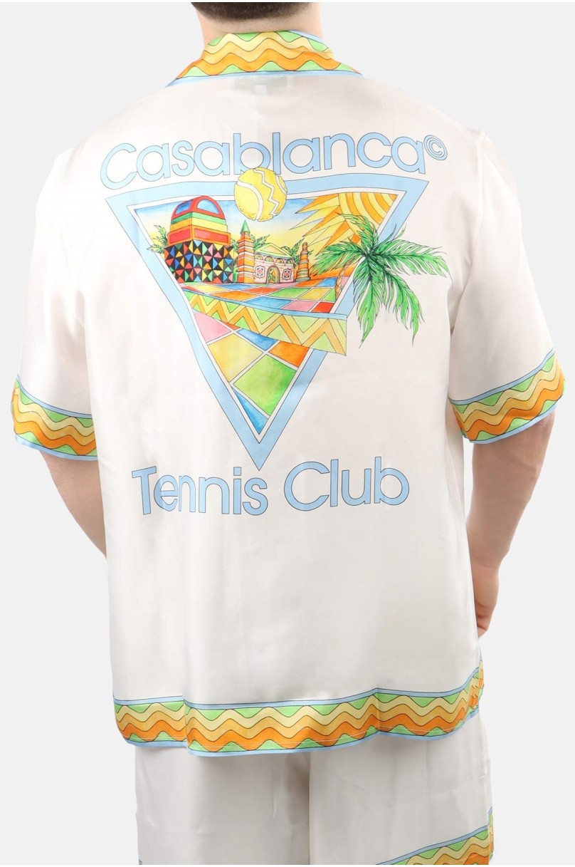 Chemise unisexe "Afro Cubism" Tennis Club Casablanca
