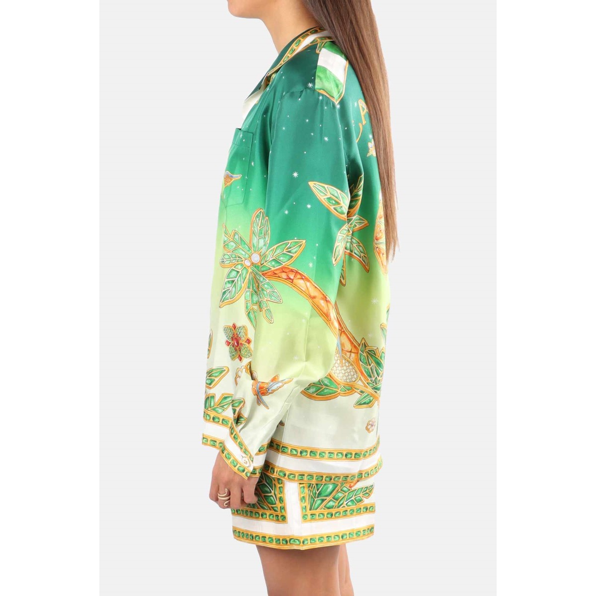 Casablanca Joyaux D'Afrique シルクショーツ M Joyaux D'Afrique Silk Shorts | Casablanca Paris