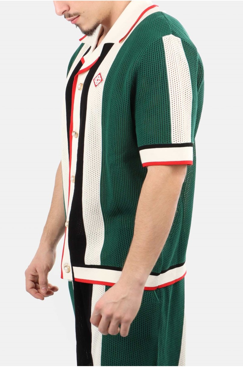 Casablanca knitted polo shirt