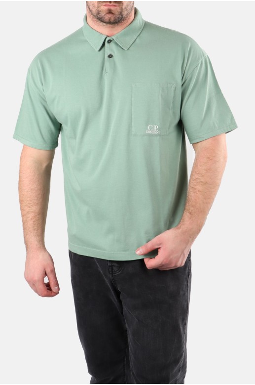 Kurzärmeliges Polo-Shirt von C.P. Company