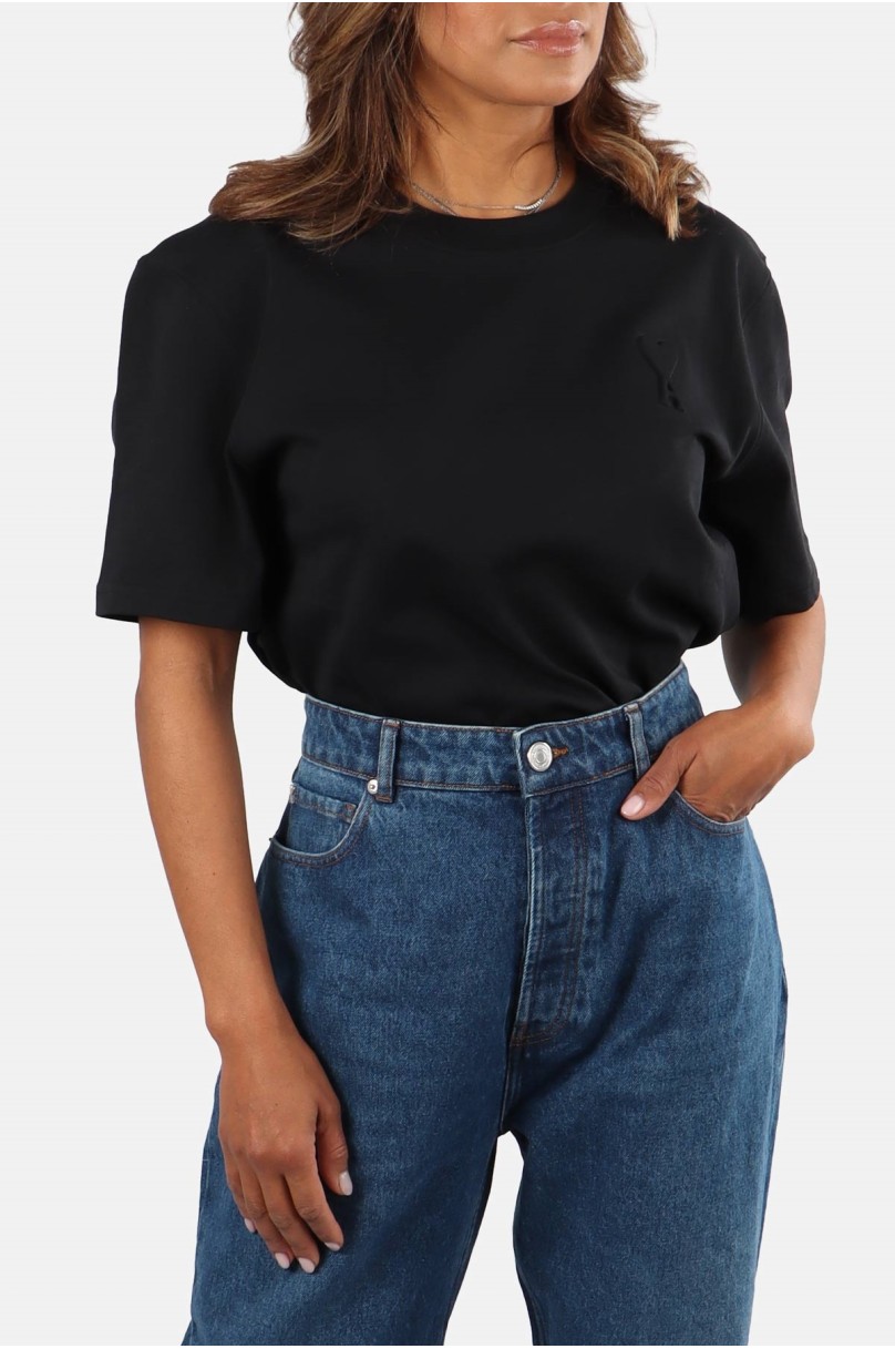 Unisex-T-Shirt mit kurzen Ärmeln Herzfreund Relief