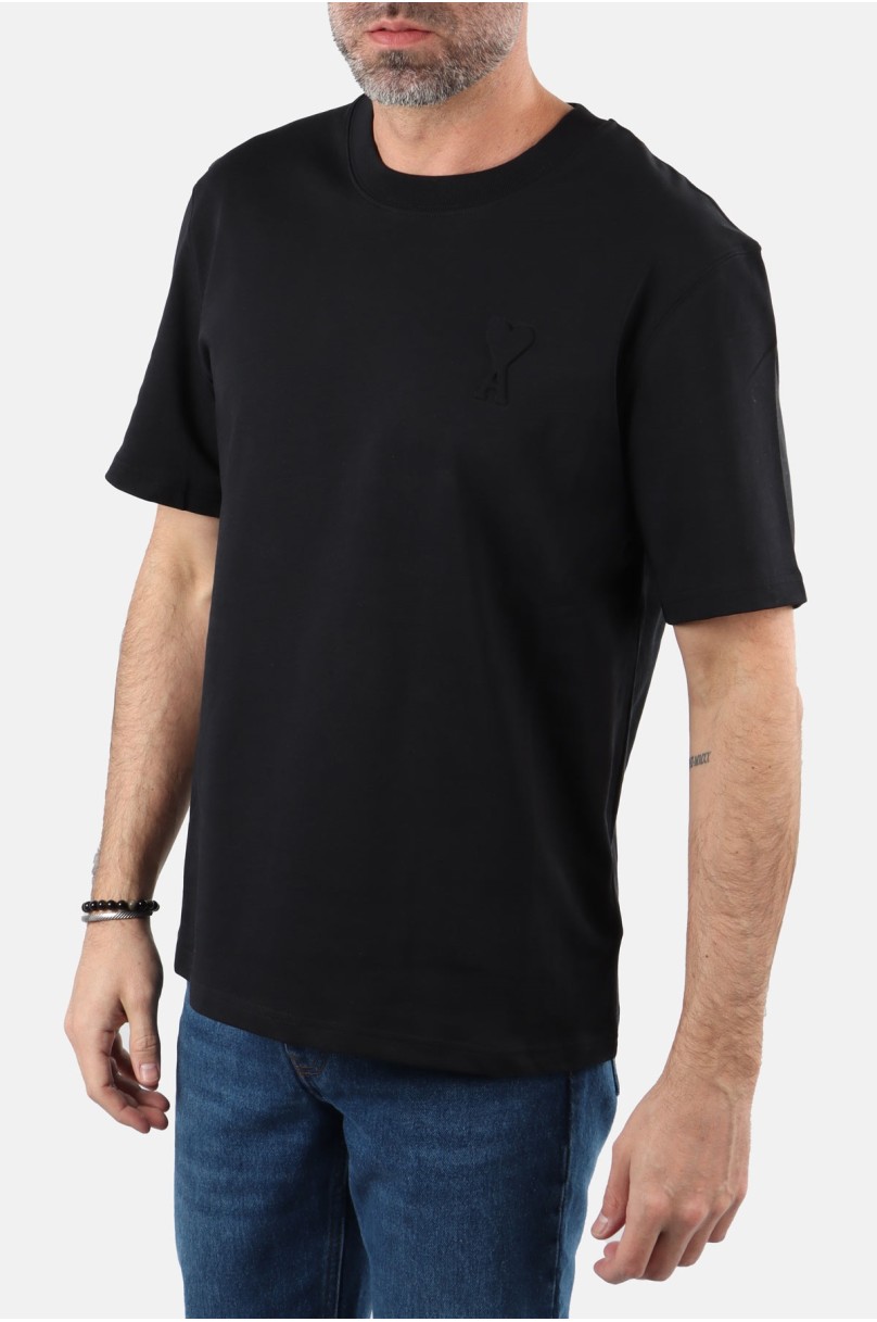 Unisex-T-Shirt mit kurzen Ärmeln Herzfreund Relief