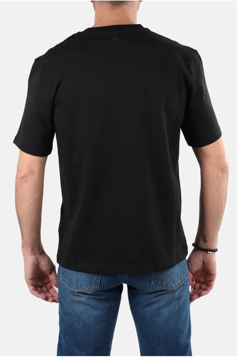 Unisex-T-Shirt mit kurzen Ärmeln Herzfreund Relief