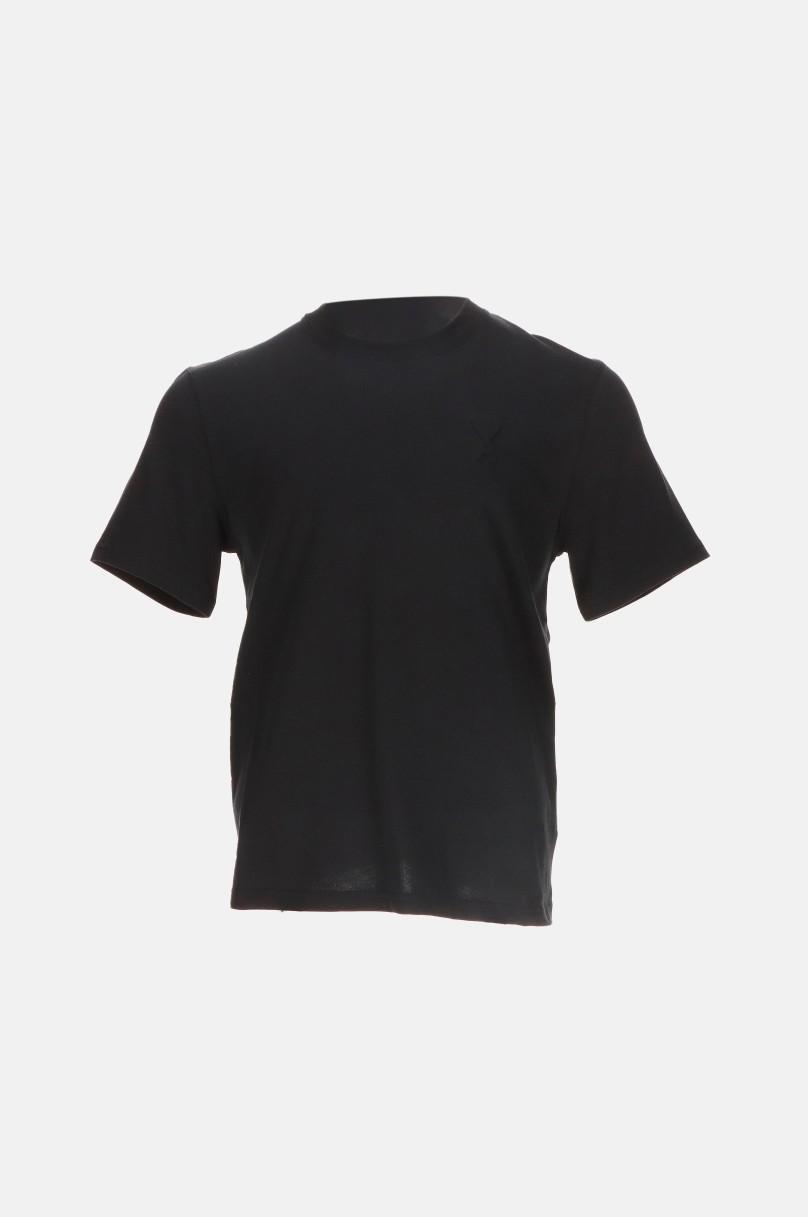 Unisex-T-Shirt mit kurzen Ärmeln Herzfreund Relief
