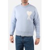Pull en Laine unisexe au Coeur Blanc Ami Paris