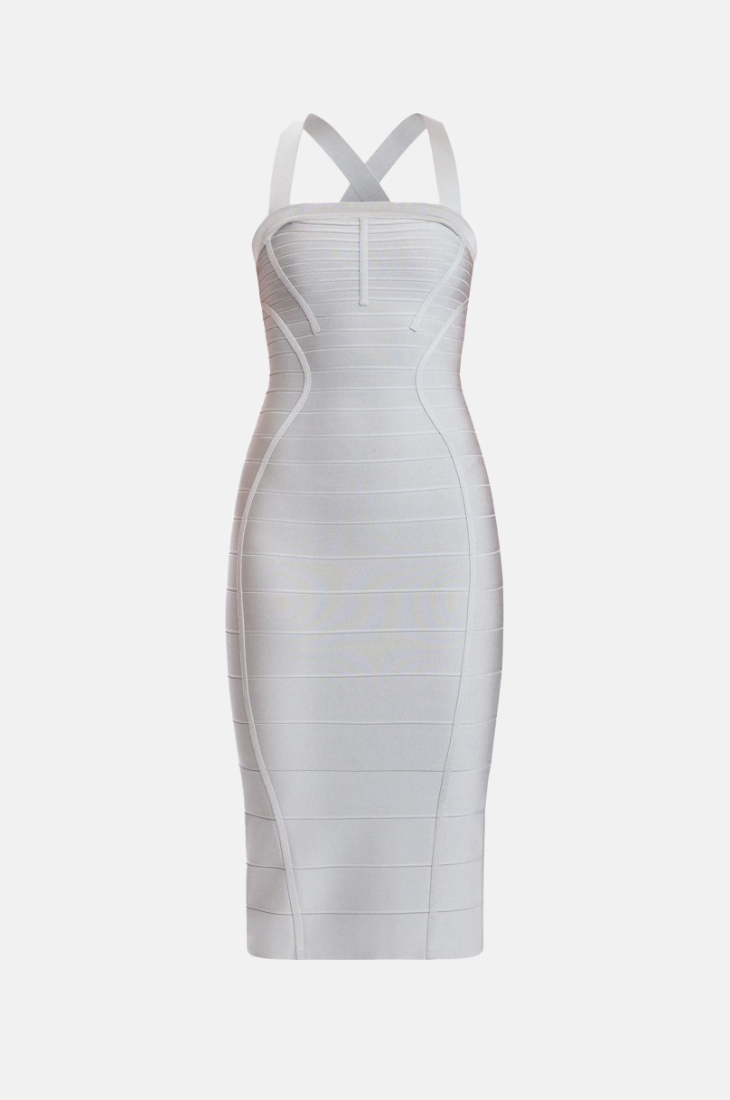 Hervé Léger midi dress