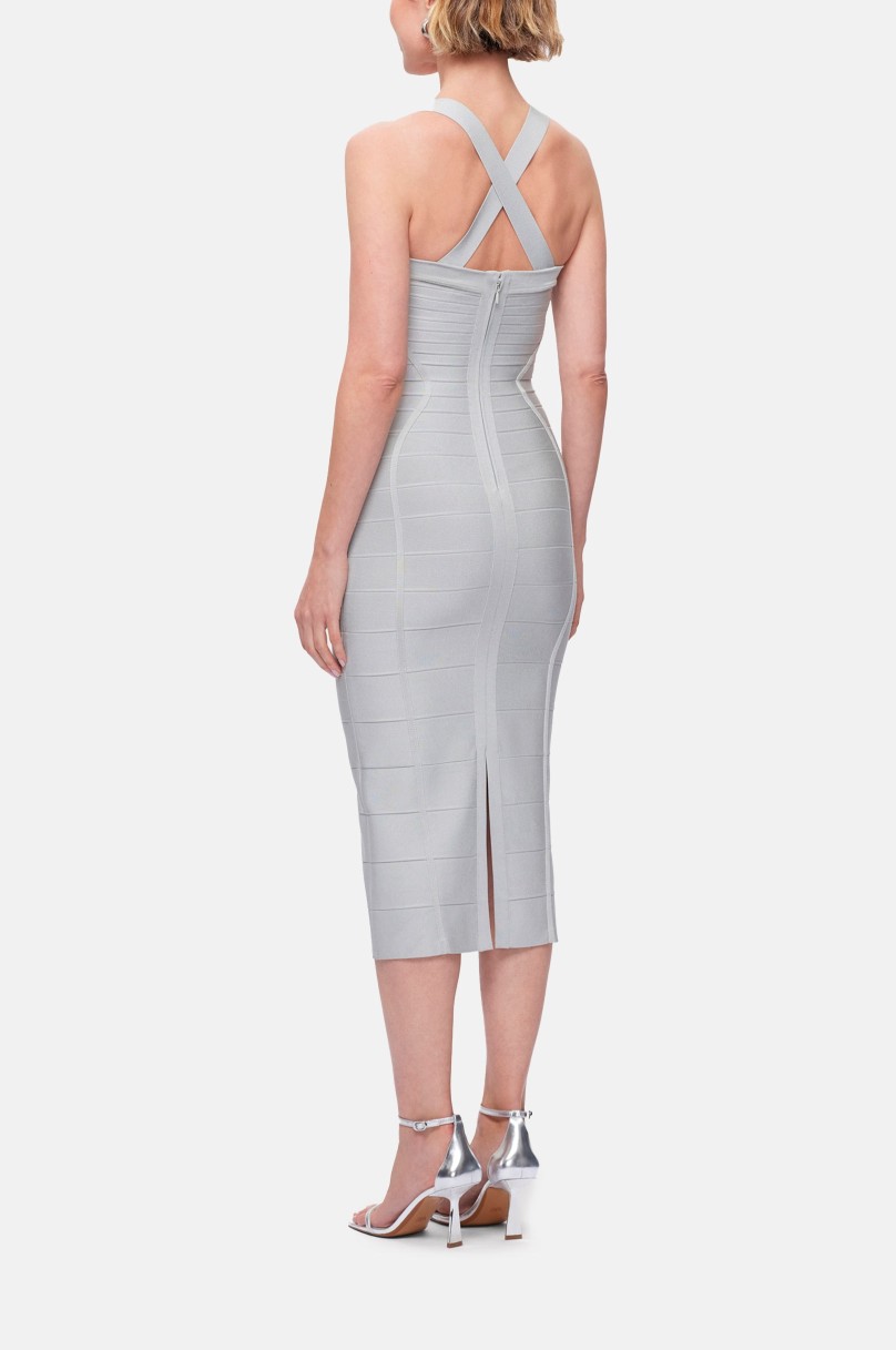 Hervé Léger midi dress