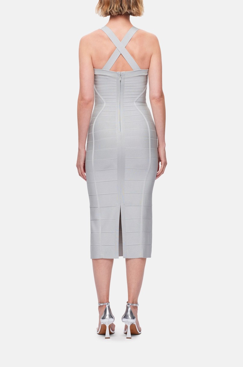 Hervé Léger midi dress