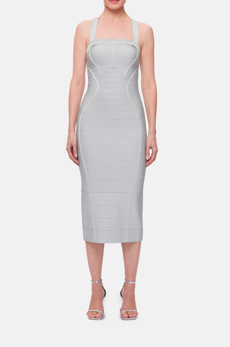 Hervé Léger midi dress