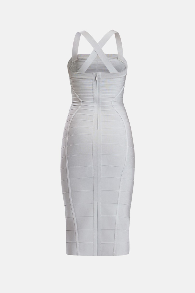 Hervé Léger midi dress