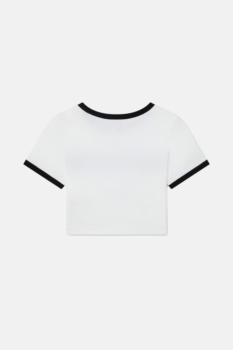 Stripe Ringer Casablanca short T-shirt