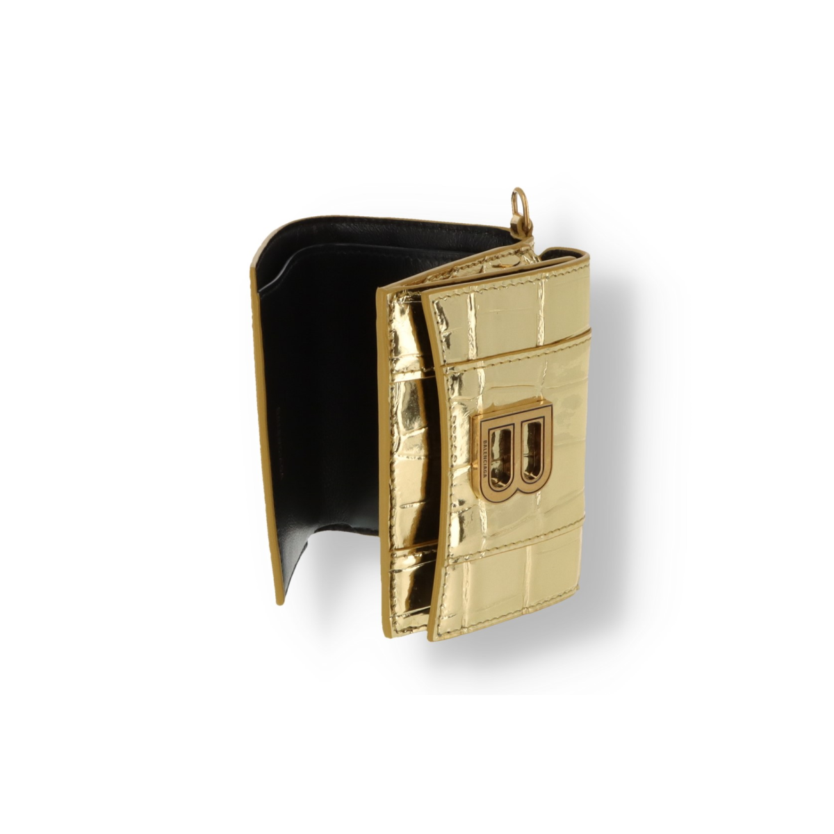 Luxury brands | Balenciaga Hourglass Mini Wallet On Chain