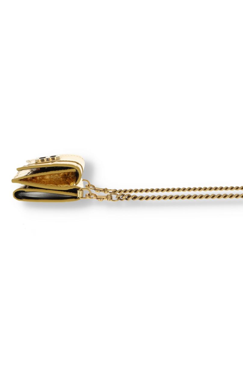 Mini portefeuille Balenciaga Hourglass Mini Wallet On Chain