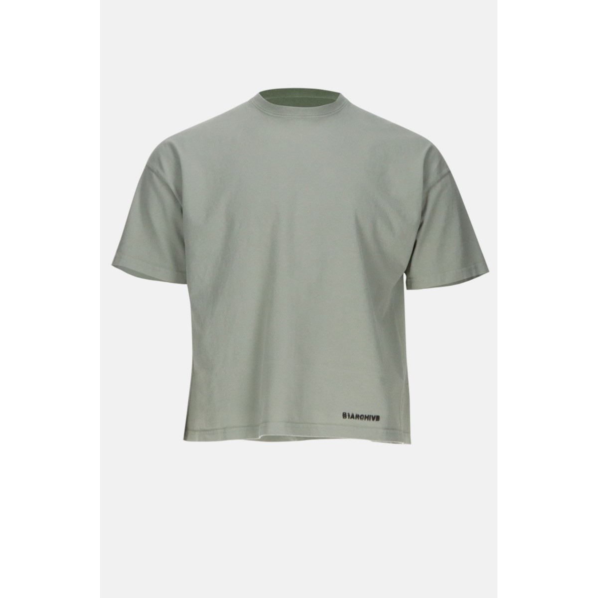 T-Shirt mit Rundhalsausschnitt und kurzen Ärmeln B1archive