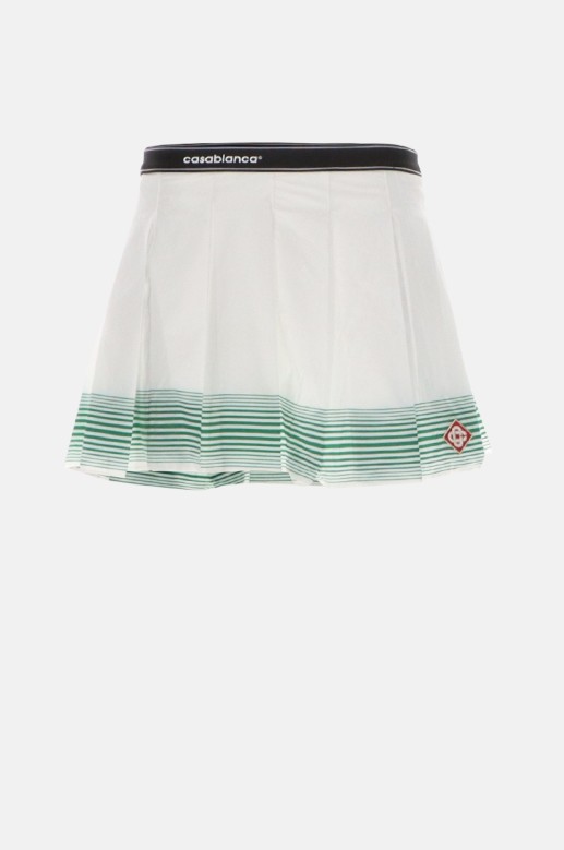 Technical Stripe" Casablanca skirt