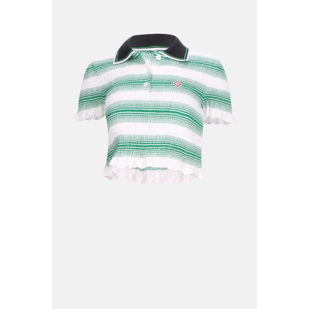 Gradient Striped" Casablanca polo shirt