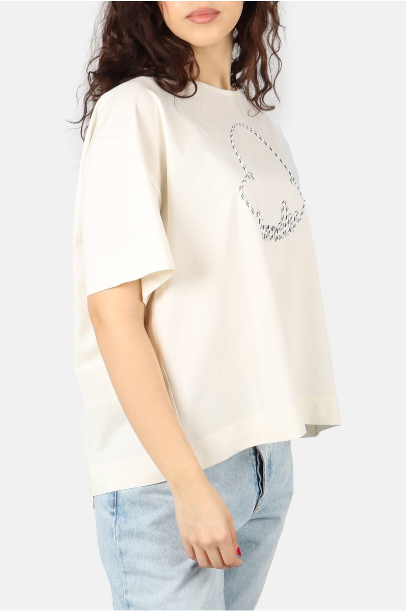 T-Shirt mit Öffnung Moncler