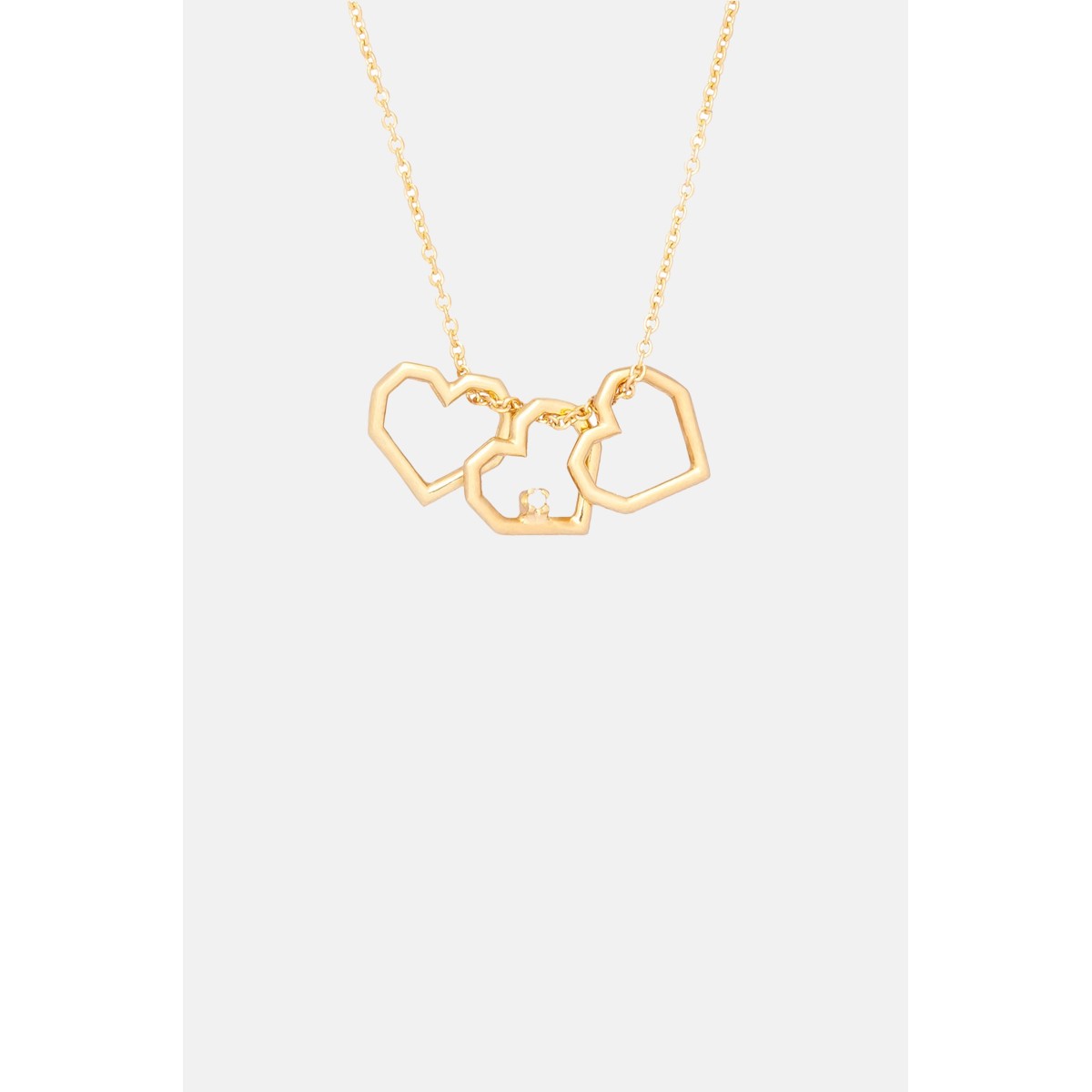 Corazon Brillante Aliita mini trio necklace