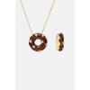 Collier donut ice glaze with diamonds Aliita