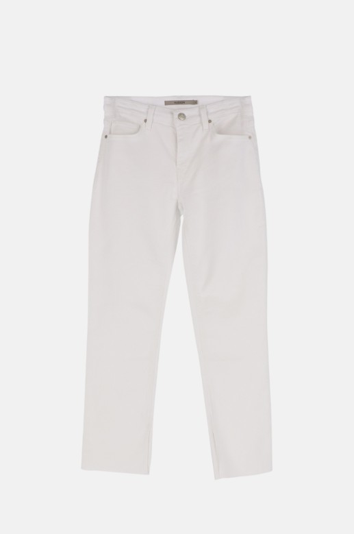 Nico" Mid-Rise Straight Ankle Hudson Jeans