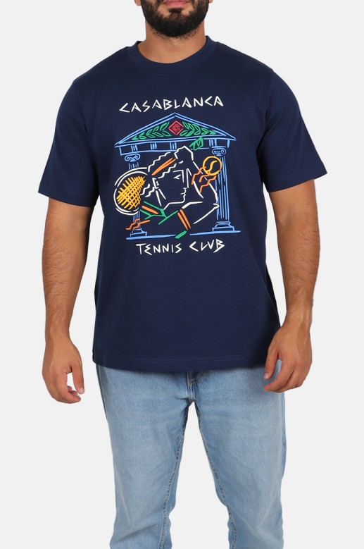 Crayon temple tennis club" T-shirt Casablanca