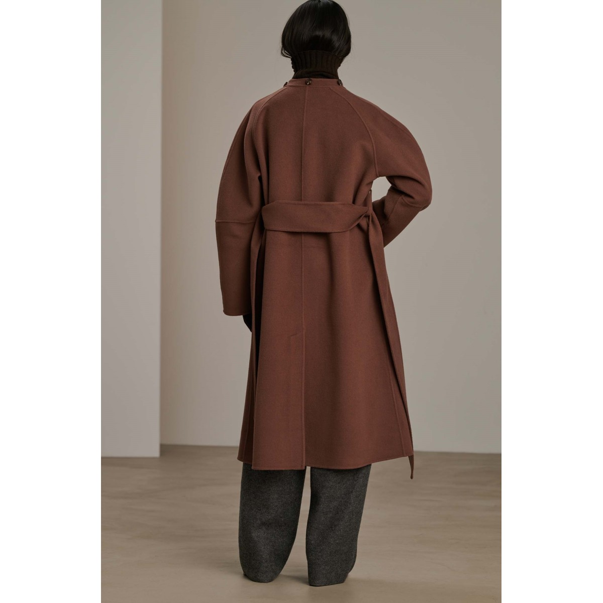 THETOE　CHAMBÉRY STANDNECK COAT　Ｍ THE TOE CHAMBÉRY STANDNECK COAT Dorian Trench Coat by Z