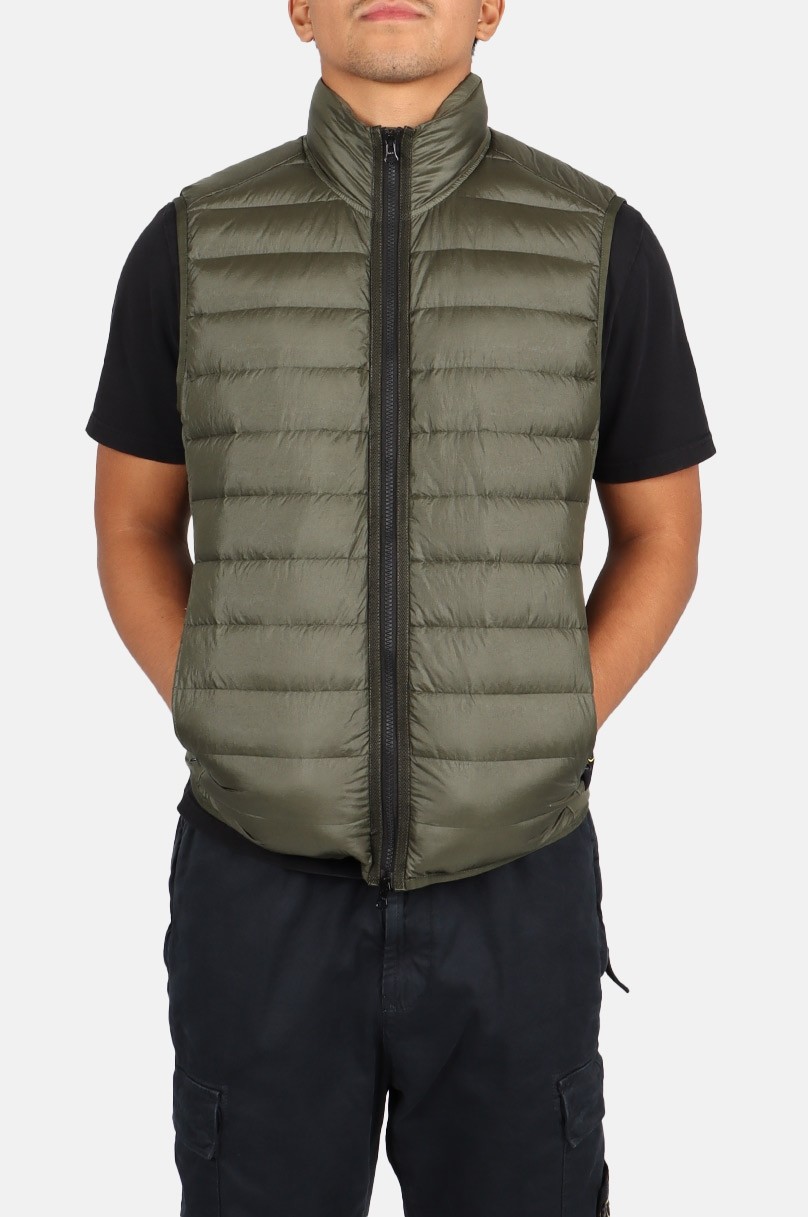 Sleeveless down jacket Stone Island