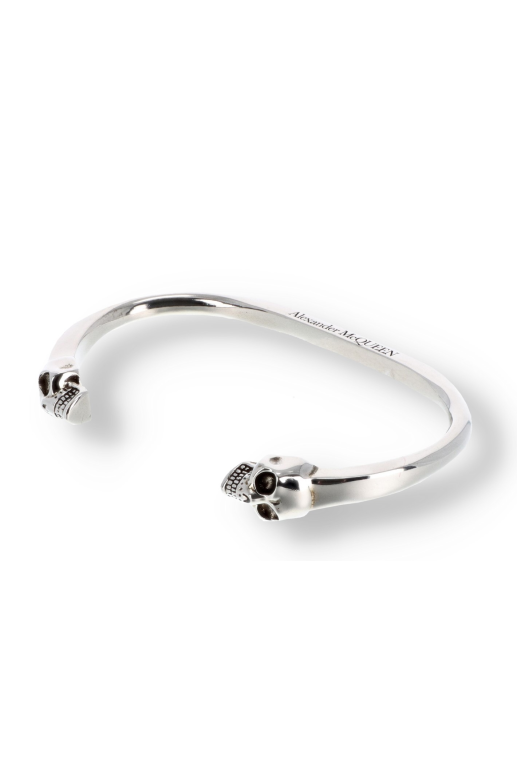ALEXANDER McQUEENブレスレット THIN TWIN SKULL Alexander McQueen - Thin Twin Skull Bracelet | HBX