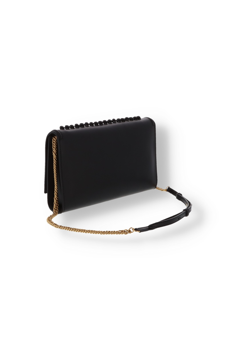Buy Alexander Mcqueen Jeweled Obsession Charms Safety Pin Bag Black Online  - Best Price Alexander Mcqueen Jeweled Obsession Charms Safety Pin Bag  Black - Justdial Shop Online.