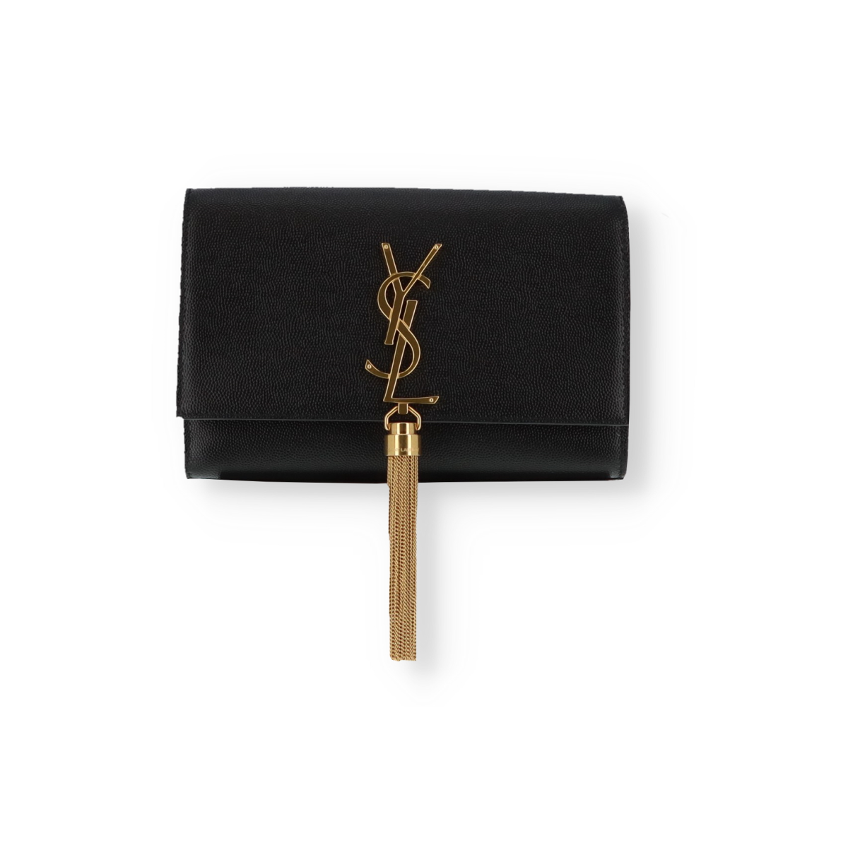 Tasche Saint Laurent Kate mit geprägtem Pompon