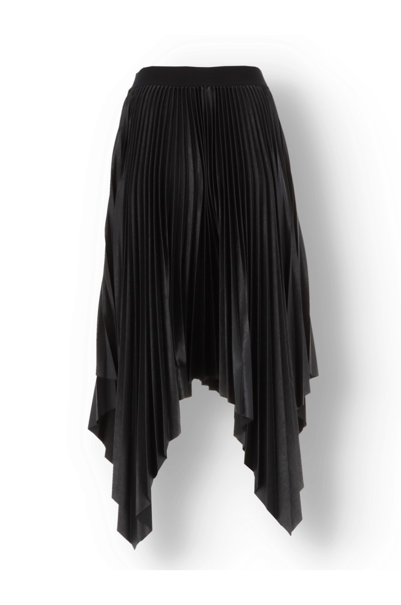 Givenchy black shop pleated skirt