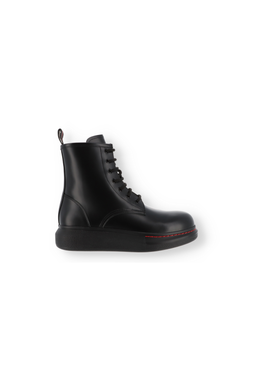 Alexander McQueen Lace Up Hybrid Boots