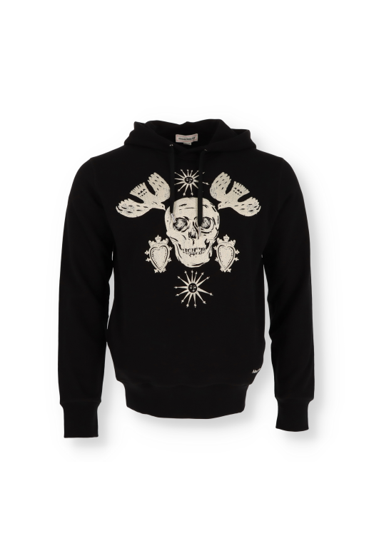 Alexander mcqueen skull hoodie online