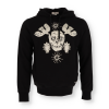 Alexander McQueen Embroided Papercut Skull Sweatshirt