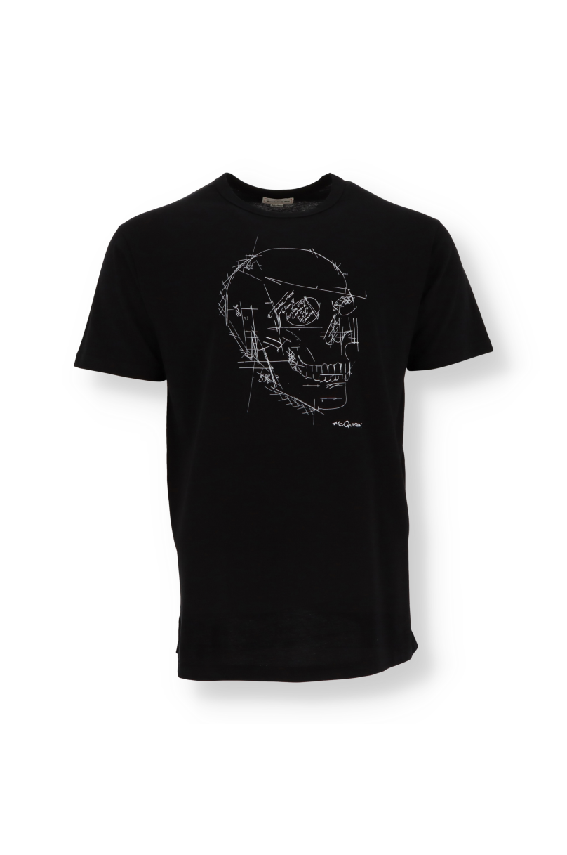 Alexander McQueen Pattern Skull Tee-Shirt