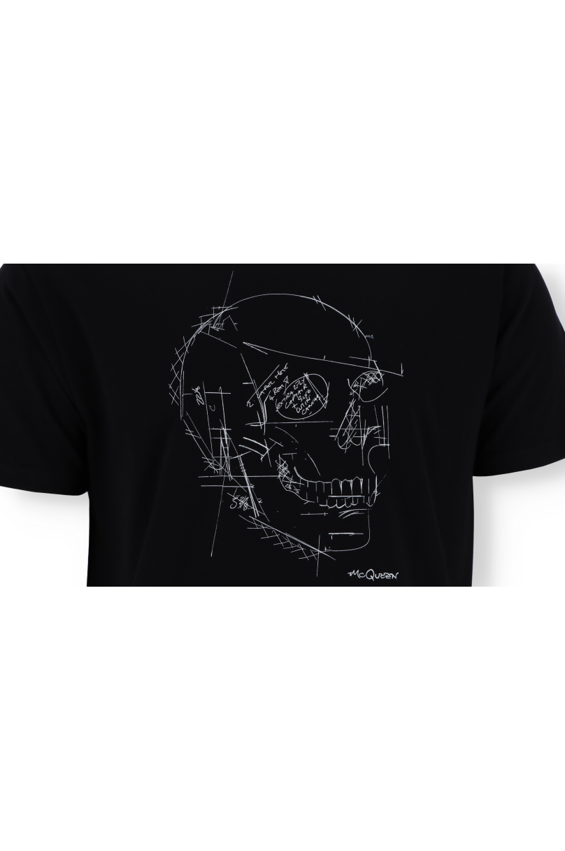 Alexander McQueen Pattern Skull Tee-Shirt