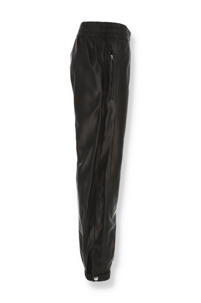 R13 Leather Harem Pant in Thin Black | FWRD