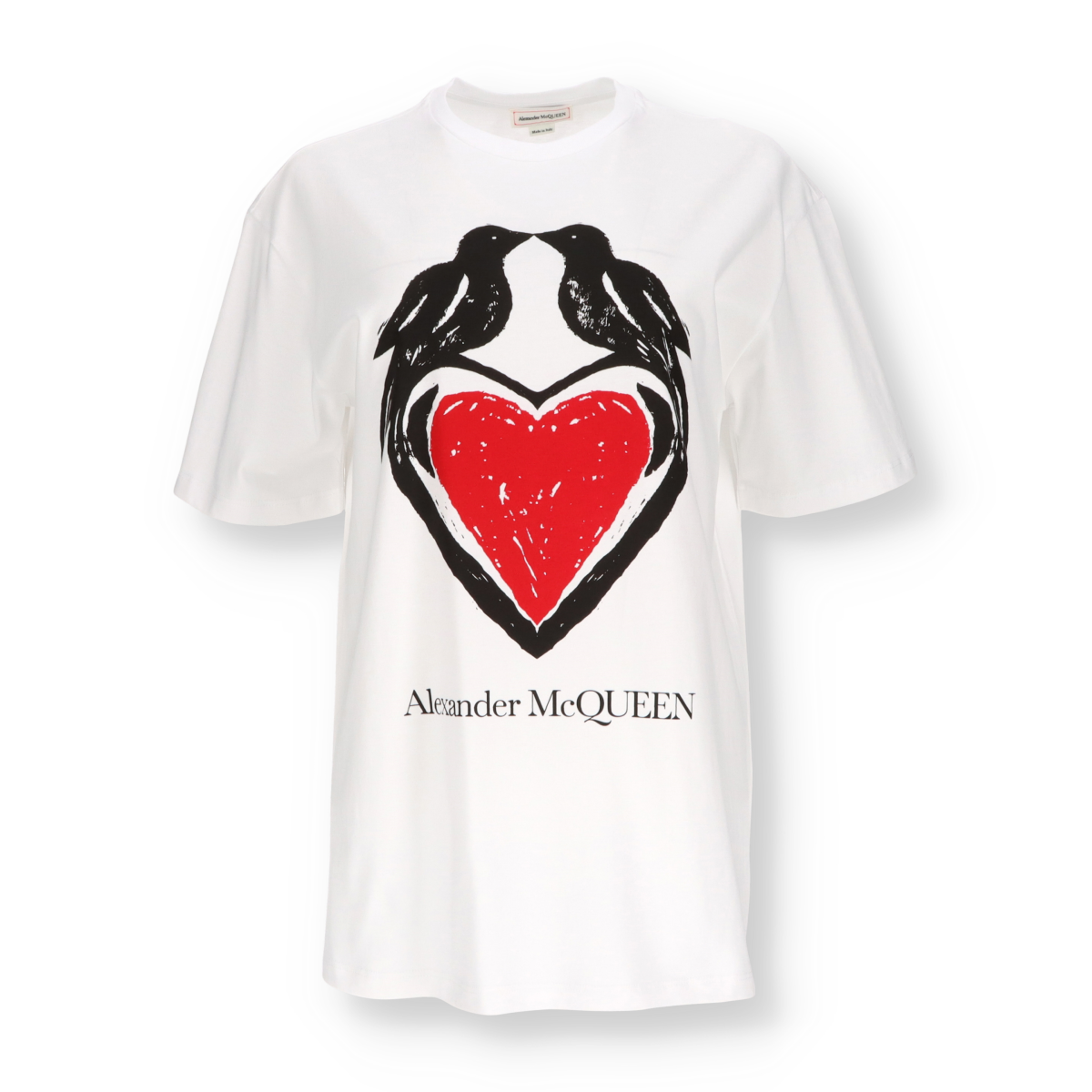 T-Shirt Alexander McQueen Love Birds