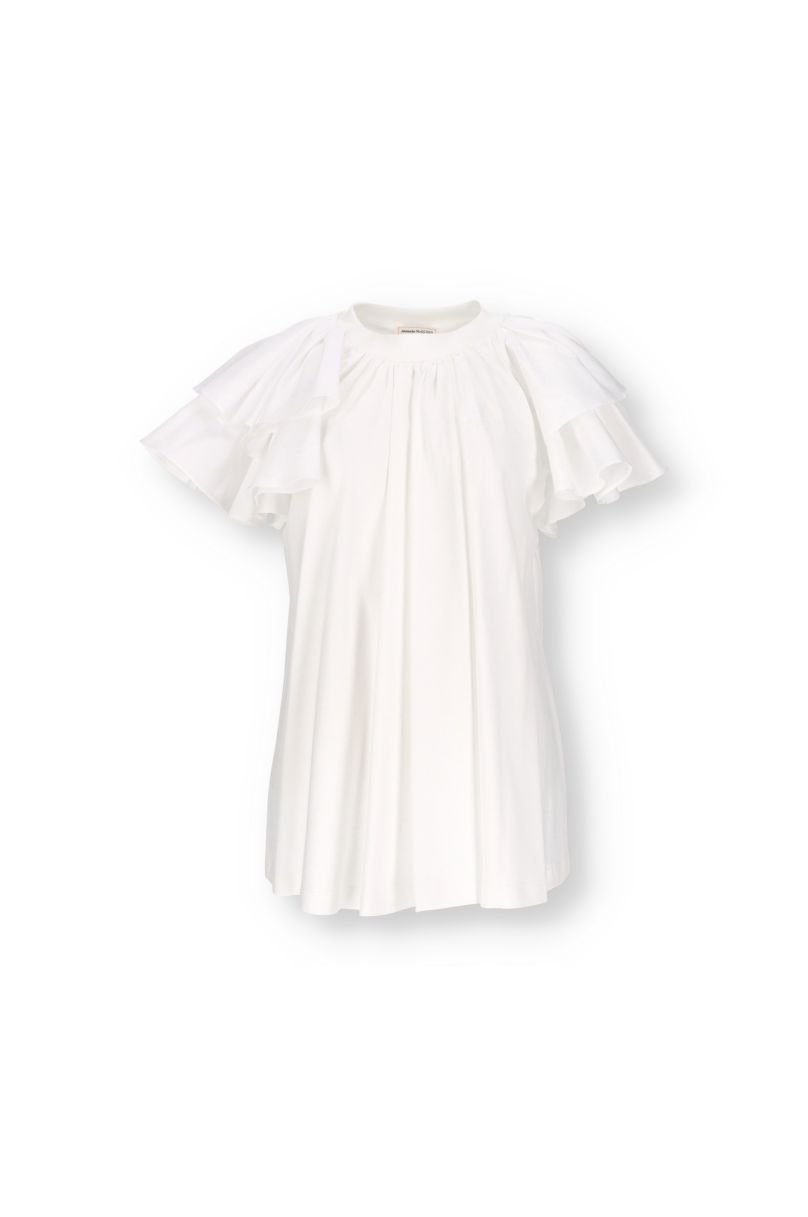 Top mit Rüschenärmeln Alexander McQueen