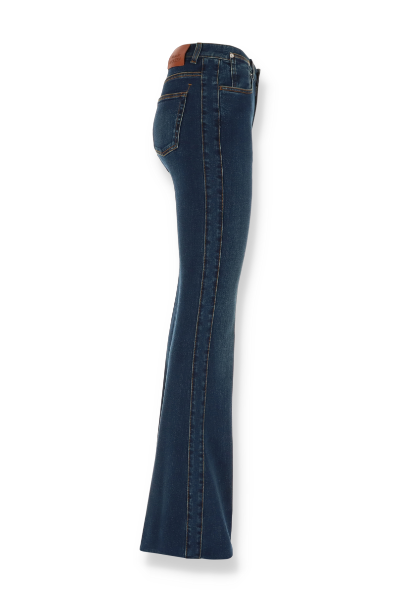 デニム・ジーパン ALEXANDER MCQUEEN Women Denims 818830 QMACV 4315 BLUE Alexander Mcqueen Denim Pants - Blue - Women | 813252QMACV4315