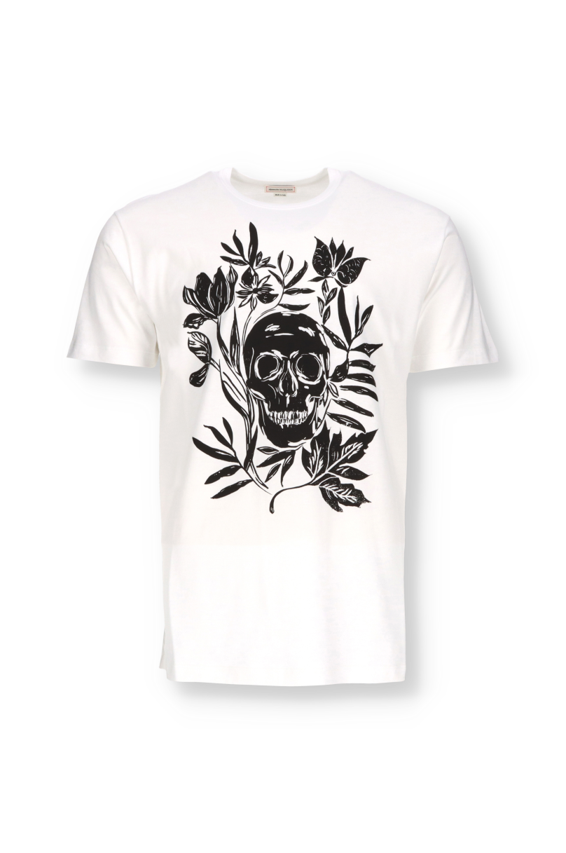 T-shirt tête de mort Alexander McQueen