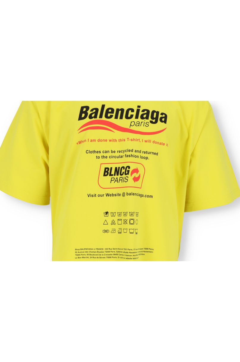 T-Shirt Balenciaga Boxy - Outlet