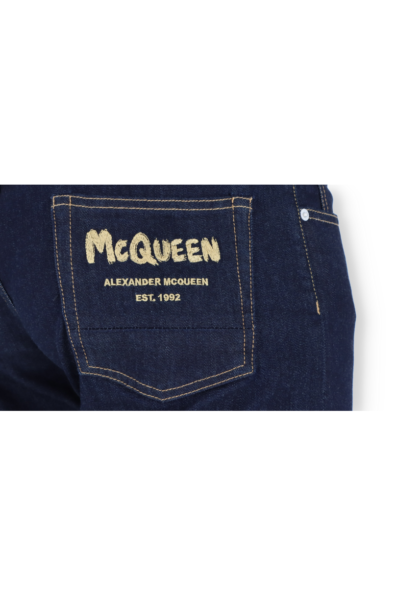 Alexander McQueen Graffiti Jeans