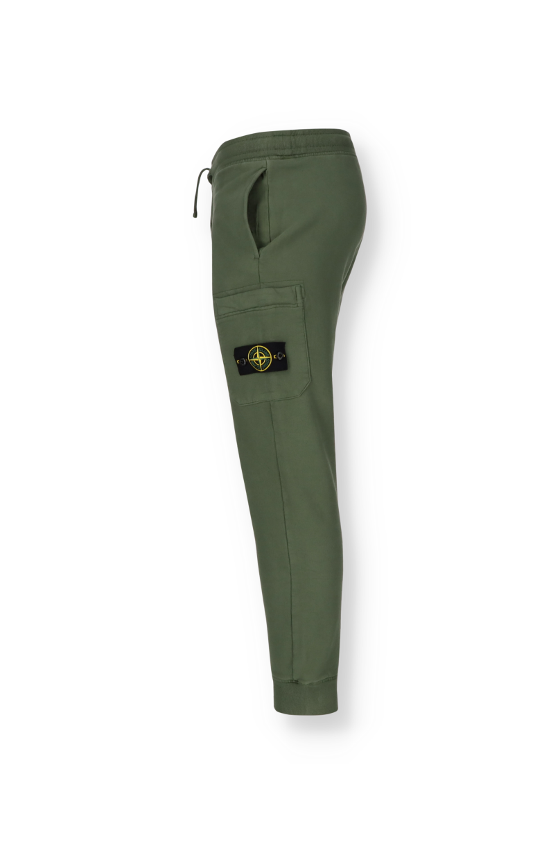 Green stone island joggers on sale