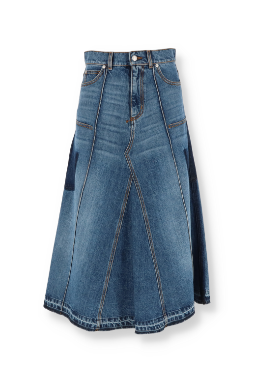 Alexander McQueen Denim Skirt